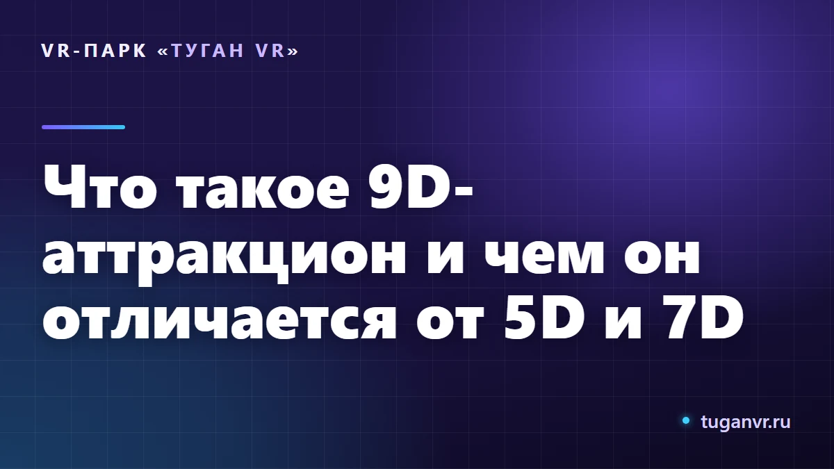 Человек в VR-шлеме на подвижной платформе аттракциона 9D в зале VR-парка